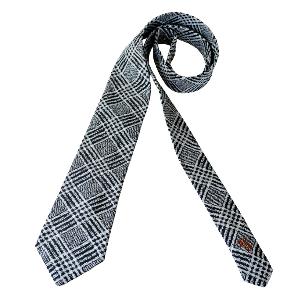 VTG Hickey Freeman USA Silk Glen Plaid Tie Business Preppy Academia Old Money - Picture 4 of 16